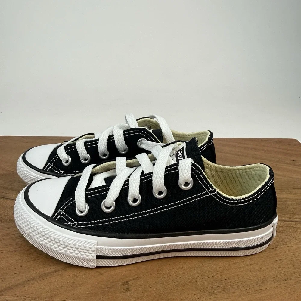 New NIB Little Kids Converse Chuck Taylor All‎ Star OX Black Sneaker 11 C